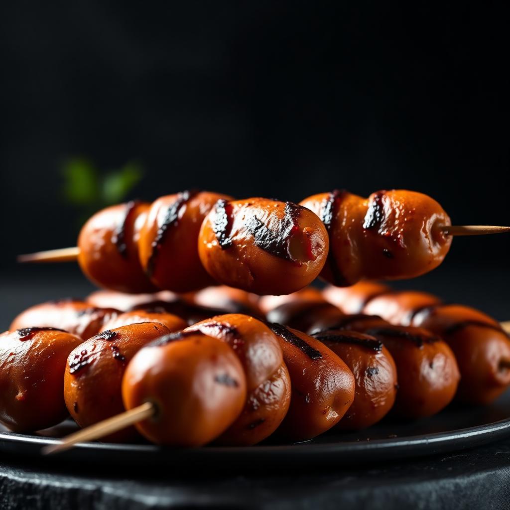 Fresh Sausage Brochette